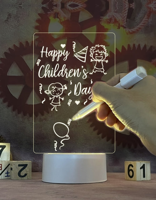 Load image into Gallery viewer, LED Note Board Acrylic Light
