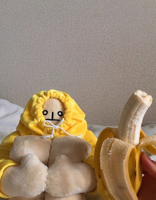 Load image into Gallery viewer, Soft Stuffed Banana Doll
