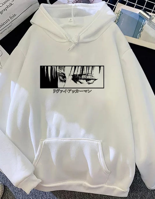 Load image into Gallery viewer, Japanese Anime  Eye Print Hoodie
