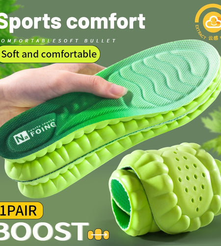 4D Latex Sport Support Running Insoles