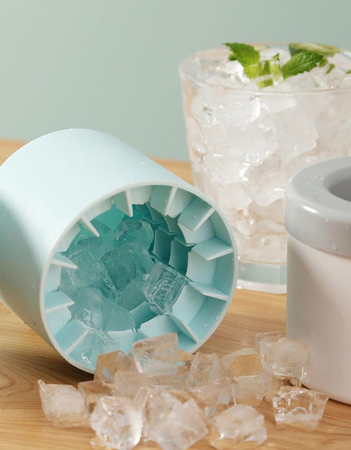 Load image into Gallery viewer, Silicone Cylinder Portable Ice Maker Bucket
