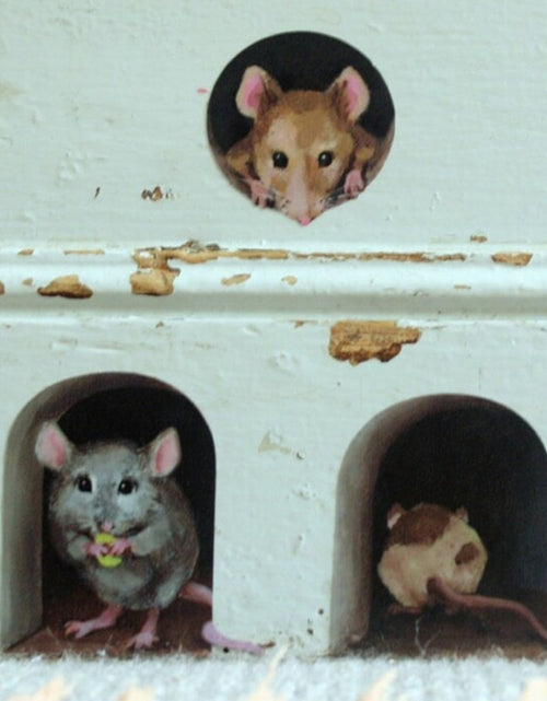 Load image into Gallery viewer, Funny Mouse Hole Wall Stickers
