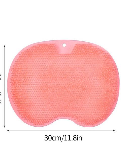 Load image into Gallery viewer, Bath Mat Back Massage Silicone Brush
