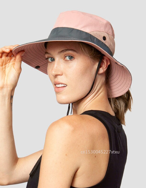 Load image into Gallery viewer, Summer Sun Hat Wide Brim UV Protection
