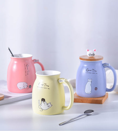 450ml Ceramics Cat Mug