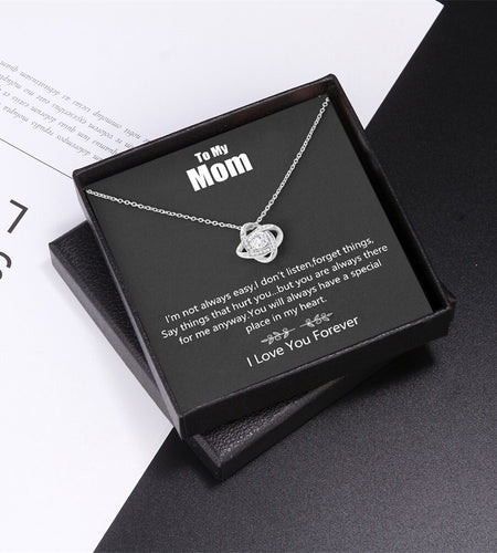 Crystal Flower Chain Necklace