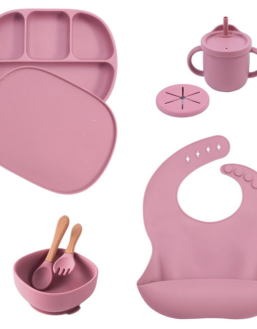 Load image into Gallery viewer, 5Pcs/Set Silicone Children Tableware
