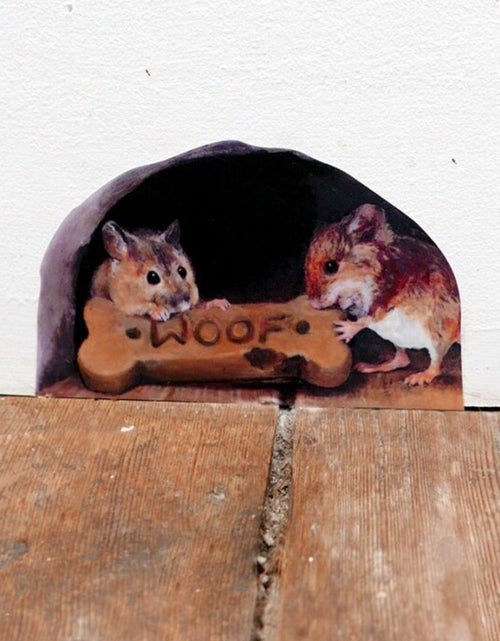 Load image into Gallery viewer, Funny Mouse Hole Wall Stickers
