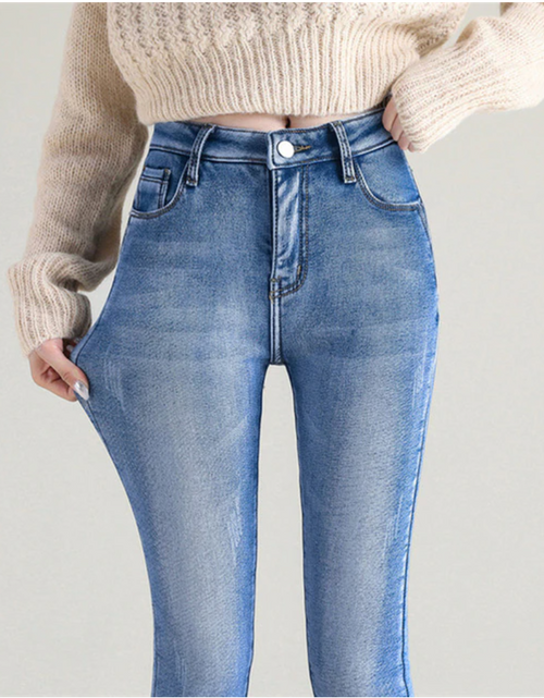 Load image into Gallery viewer, Fleece Lined Jeans
