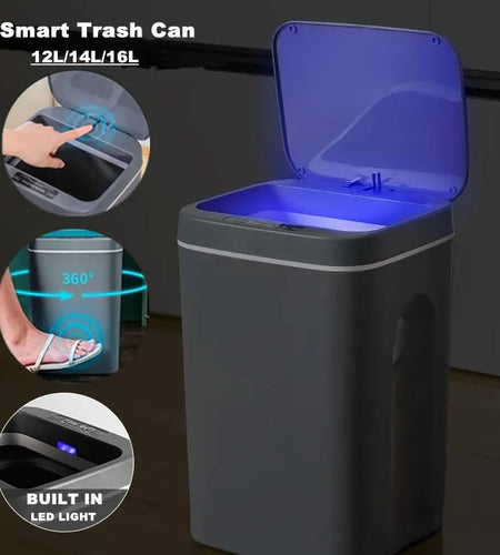 Trash Can with Intelligent Sensor