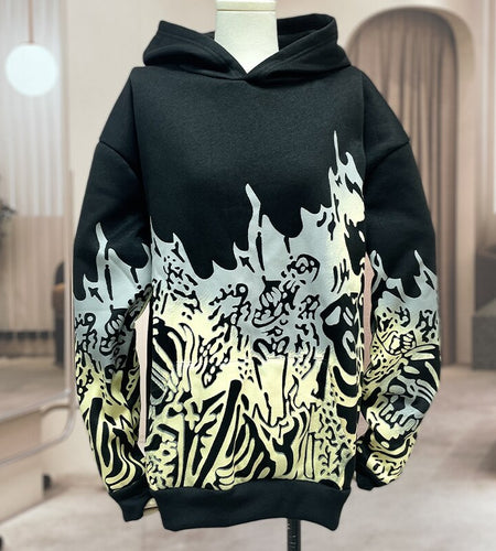 Streetwear Skull Print Hoodies