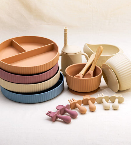 Baby Weaning Solid Food Plate Bowl Set