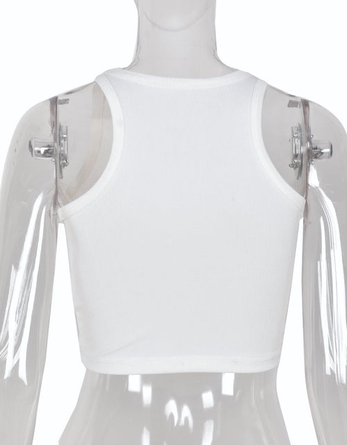 Load image into Gallery viewer, Sleeveless O-Neck Basic Slim Vest Tee
