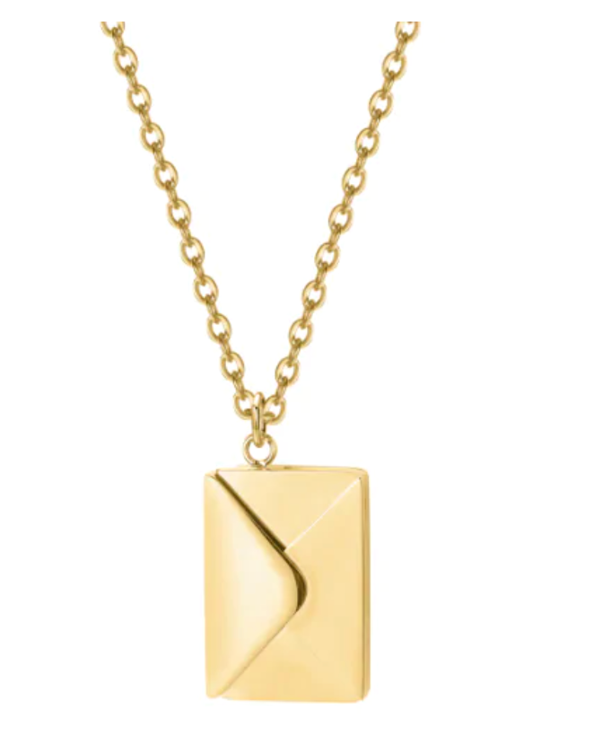 Envelope Pendent Necklace