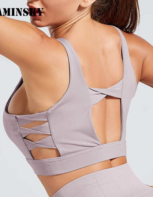 Load image into Gallery viewer, Breathable Fitness Shockproof Sports Bra
