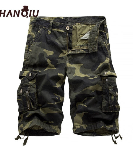 Cargo Shorts Men Military