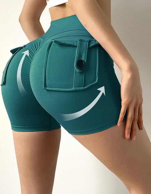 Load image into Gallery viewer, High Waist Workout Push Up Shorts
