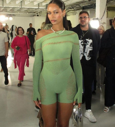 Lace See Through Midnight Playsuits