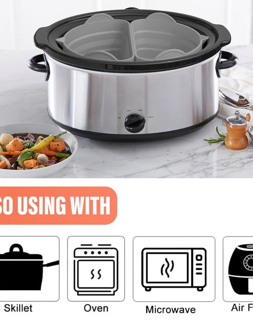 Load image into Gallery viewer, Silicone Slow Cooker Reusable Divider
