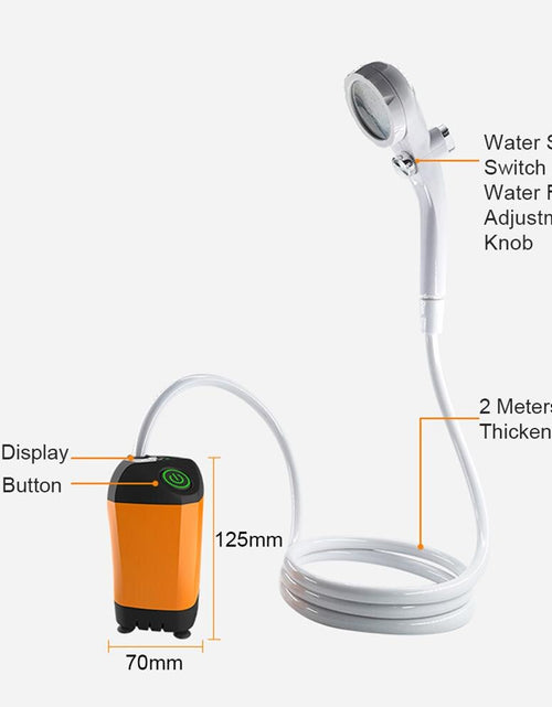 Load image into Gallery viewer, Portable Rechargeable Shower Set
