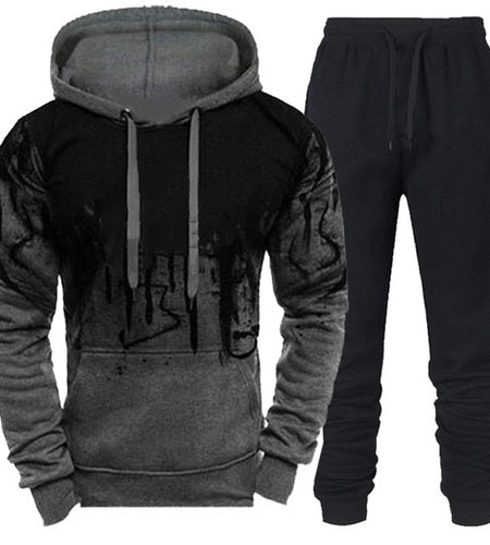 Tracksuit Hoodie and Pants Set