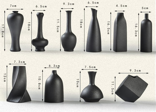 Load image into Gallery viewer, Black Glaze Vase
