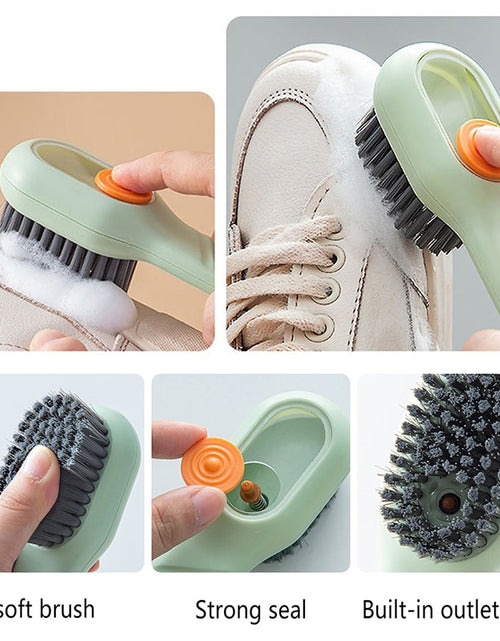 Load image into Gallery viewer, Automatic Liquid Discharge Shoe Brush
