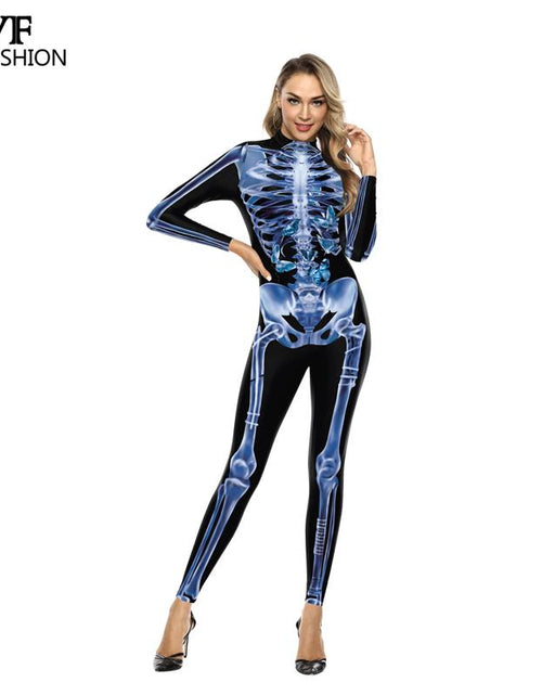 Load image into Gallery viewer, Bodysuit Skull Halloween Costumes
