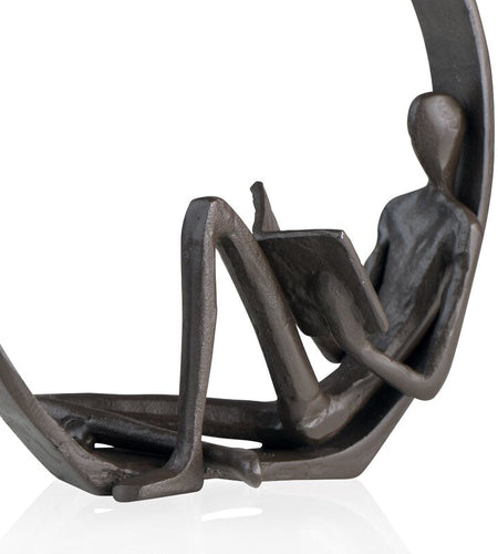 Serene Reader Sculpture