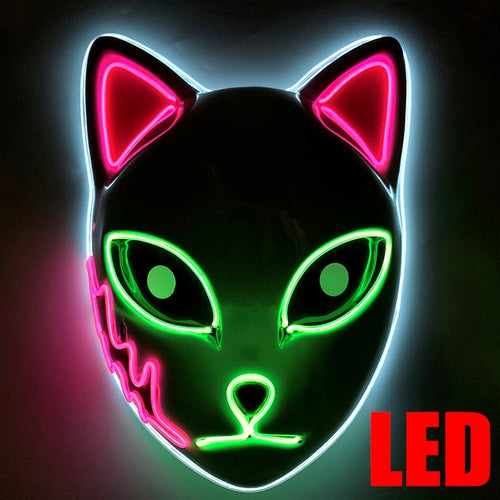 Load image into Gallery viewer, Halloween LED Cat Mask
