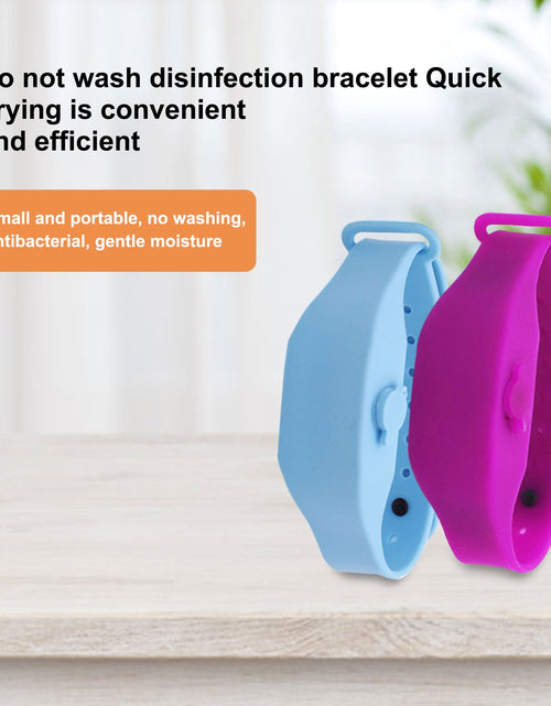 Load image into Gallery viewer, Silicone Hand Sanitizing Bracelet
