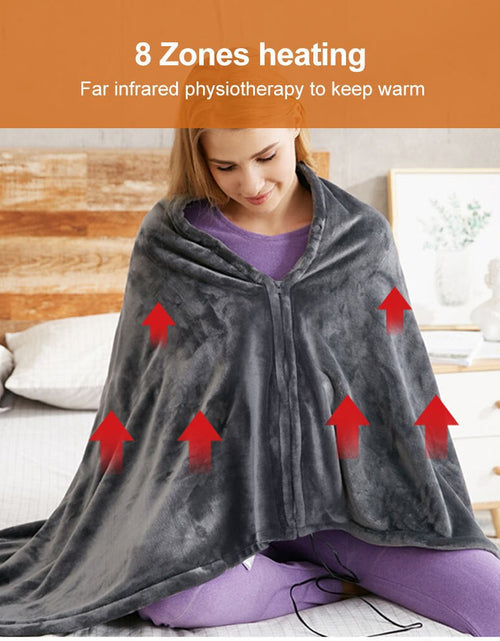 Load image into Gallery viewer, Electric Heating and Warm Shawl Blanket
