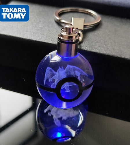 Anime LED Crystal Keychain