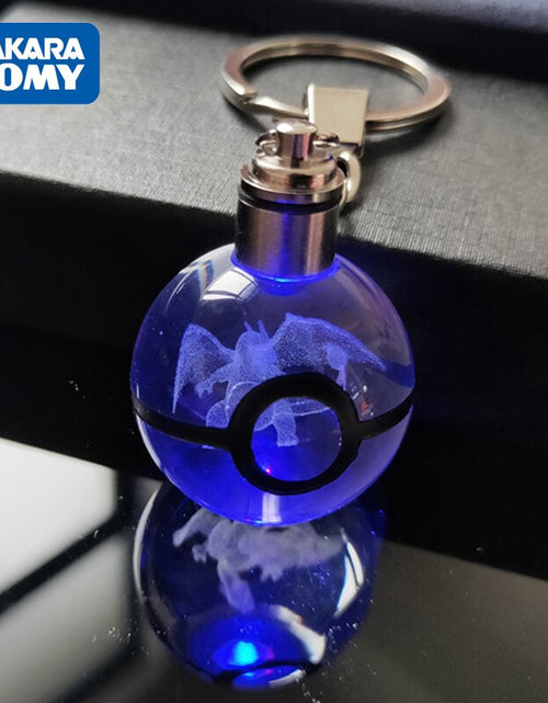 Load image into Gallery viewer, Anime LED Crystal Keychain
