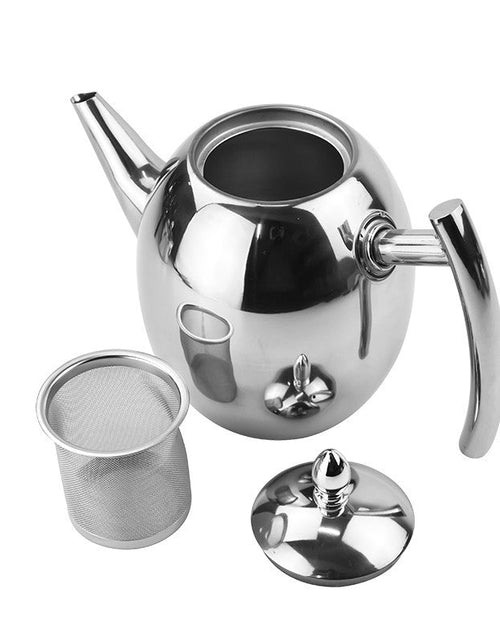 Load image into Gallery viewer, Stainless Steel Teapot With Strainer
