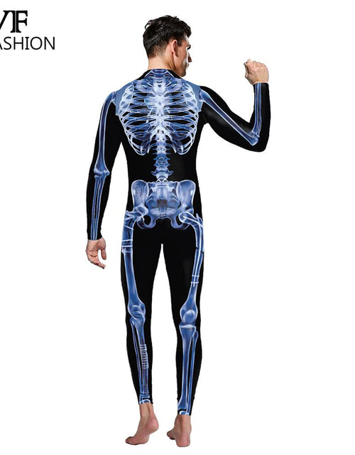 Load image into Gallery viewer, Bodysuit Skull Halloween Costumes
