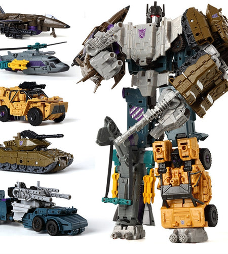 5in1 Combiners Transformation Action Figure