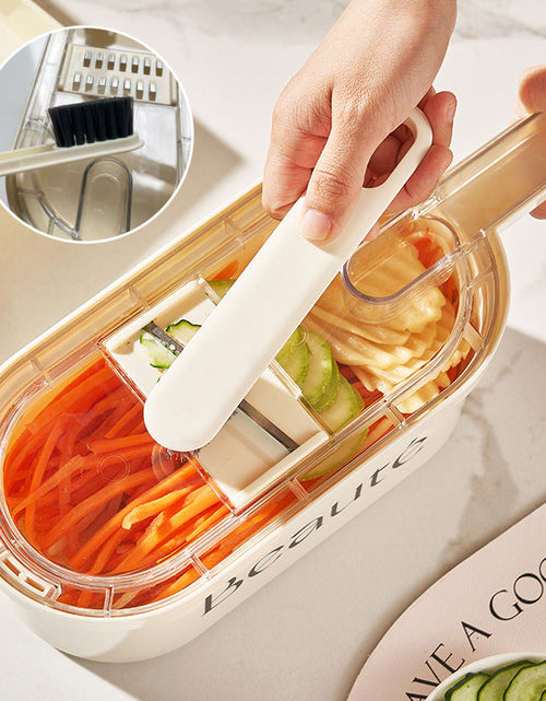 Load image into Gallery viewer, Multifunction Vegetable Cutter With Basket And Brush
