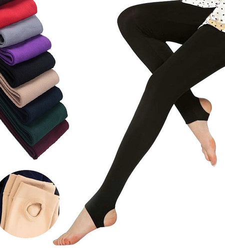 Candy Color Stretch Fleece Leggings