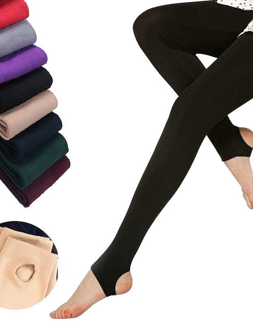 Load image into Gallery viewer, Candy Color Stretch Fleece Leggings
