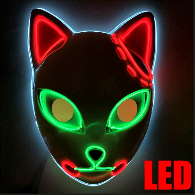 Halloween LED Cat Mask