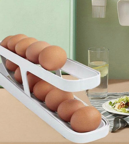 Automatic Scrolling Egg Rack Holder