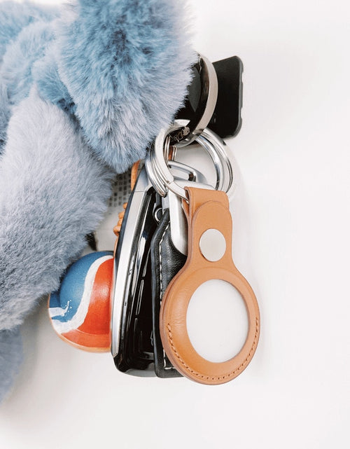 Load image into Gallery viewer, Leather Key Ring Tracker
