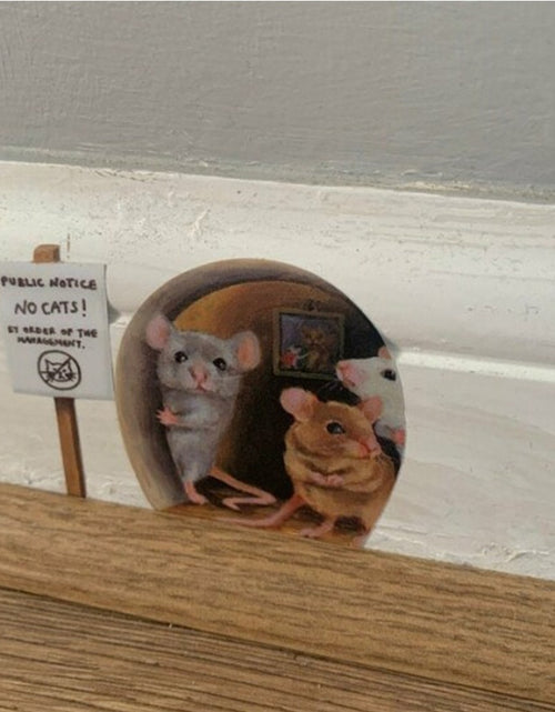 Load image into Gallery viewer, Funny Mouse Hole Wall Stickers
