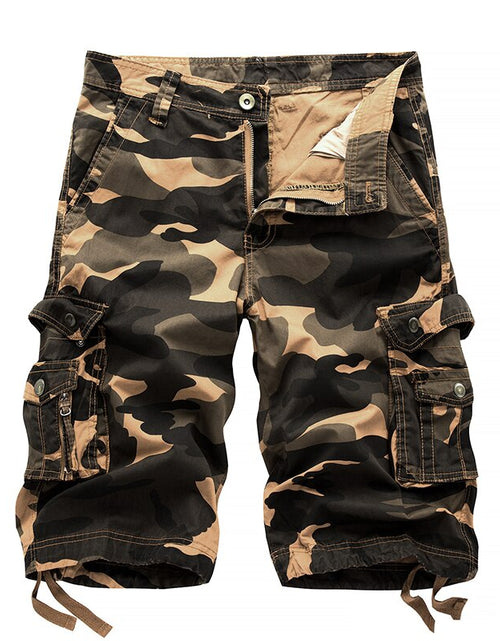 Load image into Gallery viewer, Cargo Shorts Men Military
