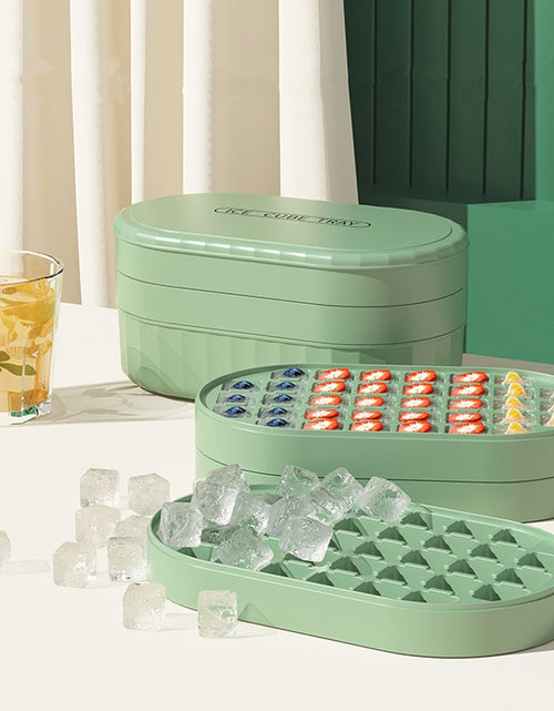 Load image into Gallery viewer, Ice cube Tray with Lid and Bin
