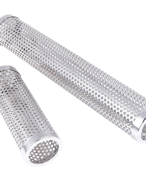 Load image into Gallery viewer, BBQ Stainless Steel  Perforated Mesh Smoker Tube
