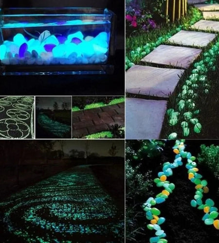 Glow in the Dark Garden Pebbles