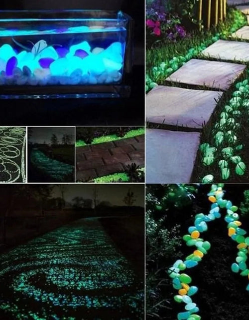 Load image into Gallery viewer, Glow in the Dark Garden Pebbles
