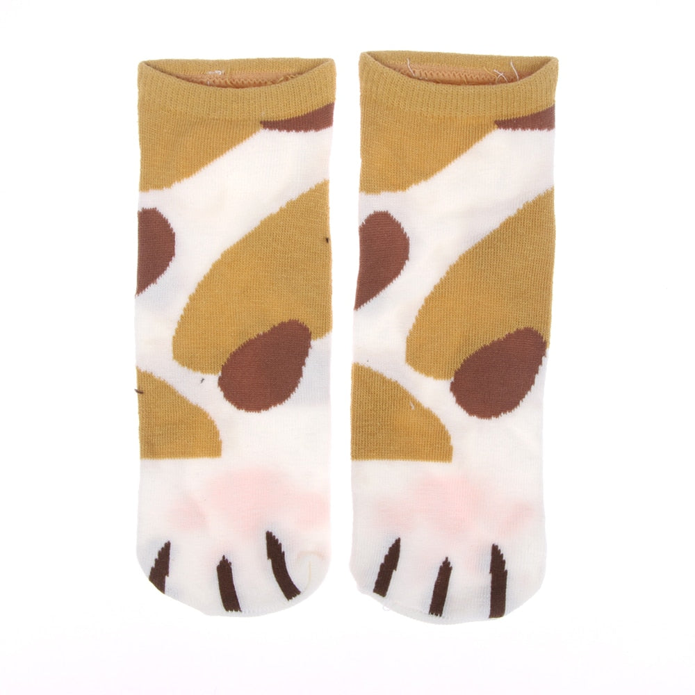 Cartoon Cute Cats Paw Socks